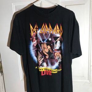 Vintage Def Leppard 7 Day Weekend Tour Shirt (1993)